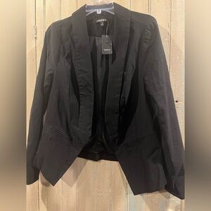 Torrid Black Blazer Jacket Plus Size Career Office Professional Classic